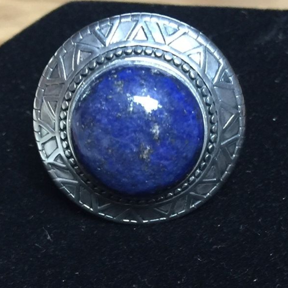 Silpada Peruvian Ring R3270 Lapis - Picture 4 of 6